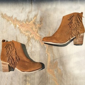 Estrella Saddle - Coconut by Matisse Fringed Bootie